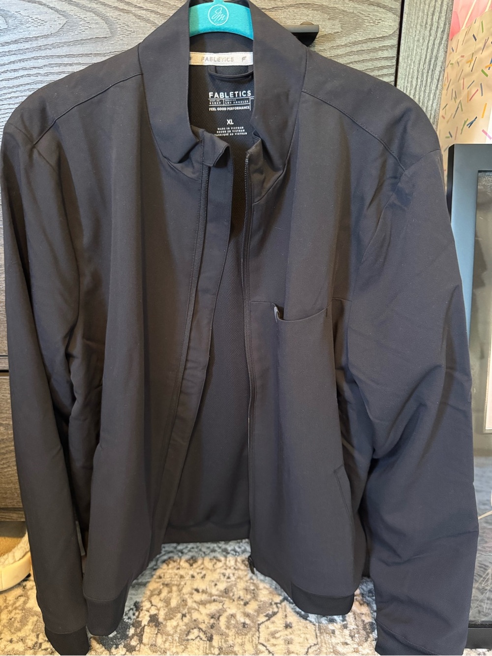 Fabletics Black Women's Scrub Jacket
